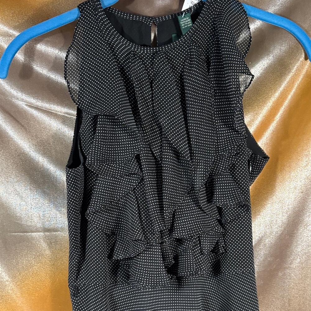 Crazy cute bare shoulder Ralph Lauren fit and flare 2p dress box kk